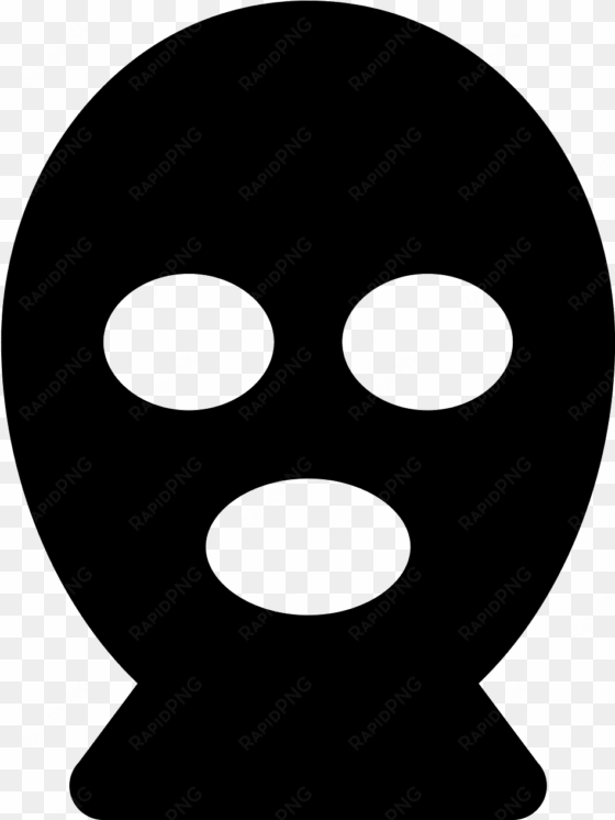 this is an icon of a ski mask - ski mask clear png