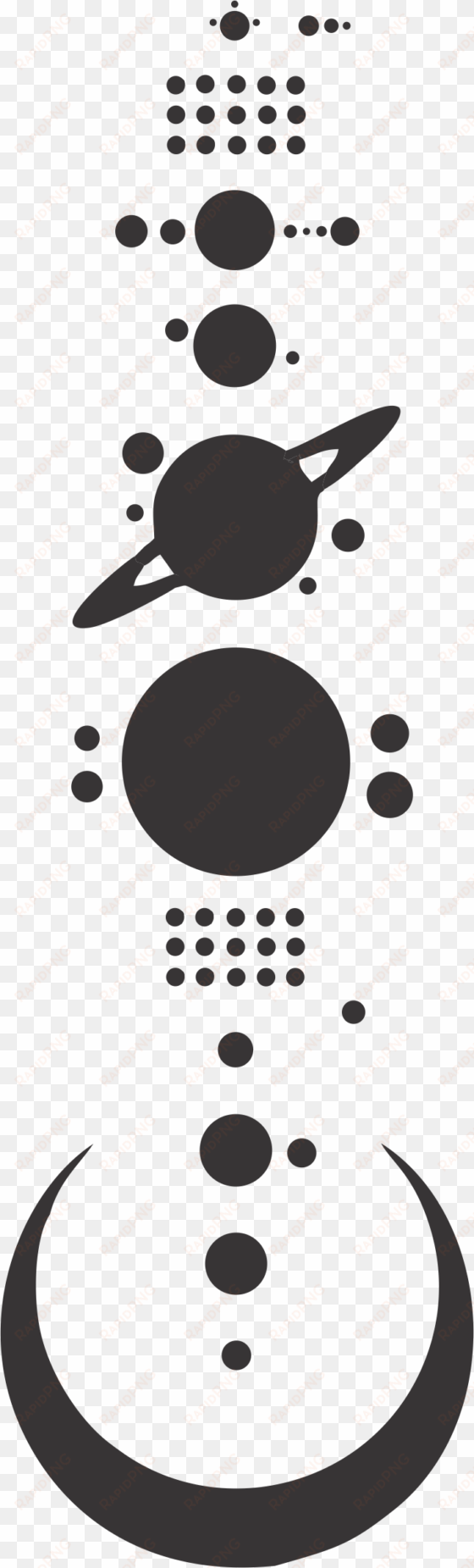 This Is My Next Tattoo - Solar System Tattoo Designs transparent png image