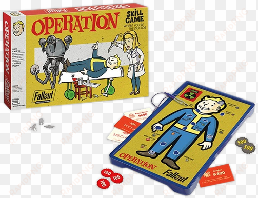 this officially licensed take on operation has you - fallout operation board game