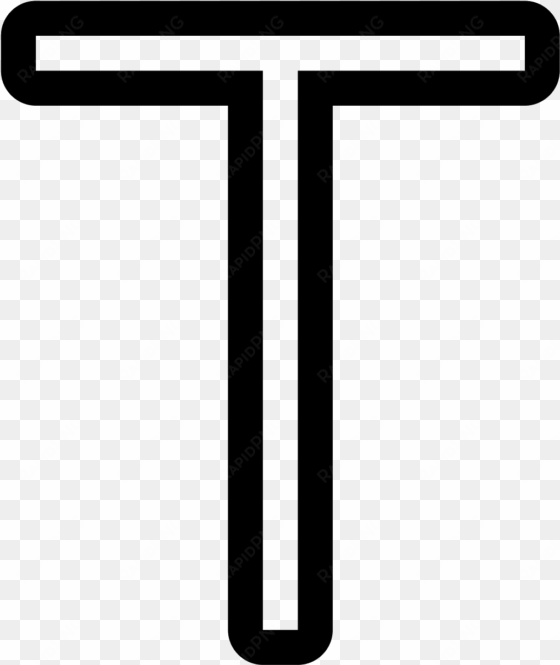 this particular icon features a shape of an outlined - cross