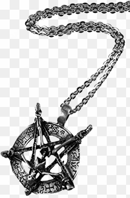 this pewter skeleton inverted pentagram necklace includes - invert pentacle pentagram ghost skeleton laveyane baphomet