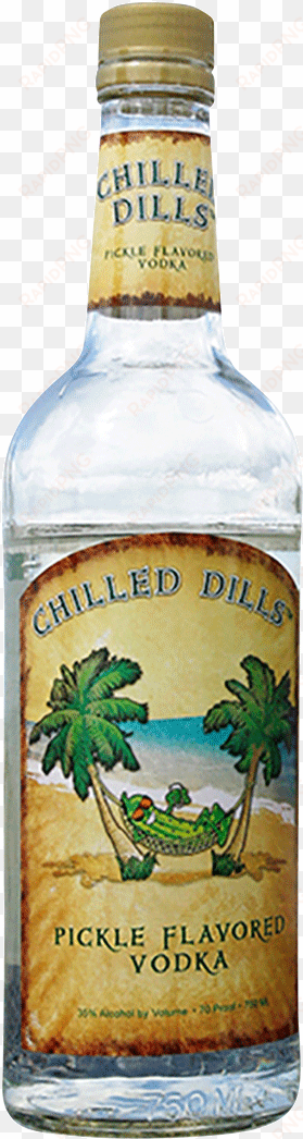 this pickle-flavored vodka called “chilled dills” is - pickle vodka