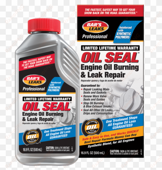 this professional grade formula is guaranteed to permanently - oil seal engine oil burning & leak repair