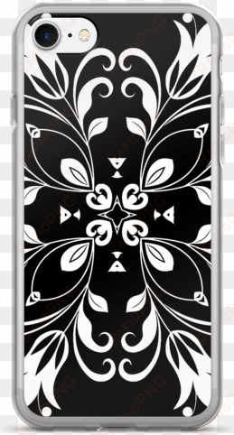 this sleek iphone case protects your phone from scratches, - cool drawing of a white tree