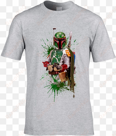 this star wars boba fett t-shirt has been drawn in - ma strum t shirt