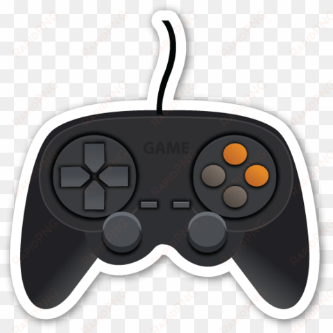 **this sticker is the large 2 inch version that sells - game controller emoji png