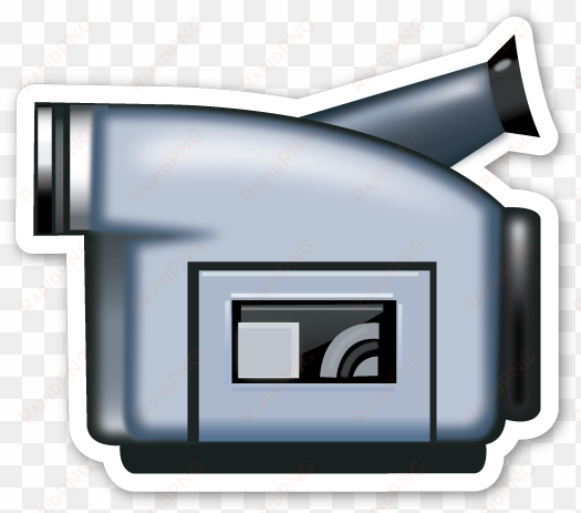 **this sticker is the large 2 inch version that sells - video camera emoji