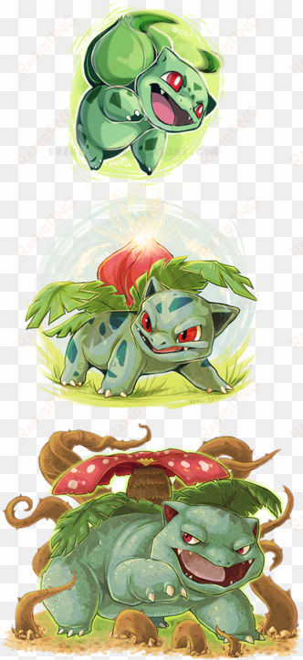 though venusaur is one of the weakest type for me from - bulbasaur leaf
