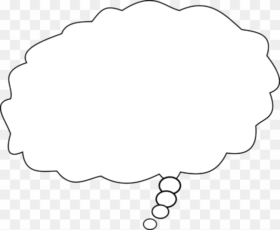thought bubble png transparent images - thought bubble white outline