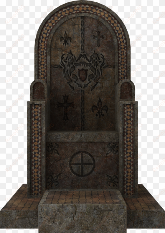 throne png photos - stone throne png