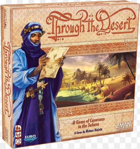 through the desert joining euro classics - through the desert board game (2017)