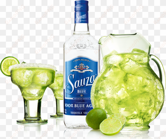 throughout - sauza blue tequila