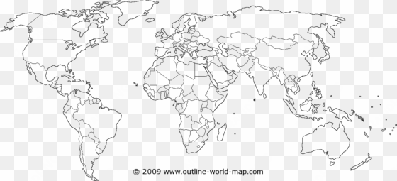 thumb image - high resolution blank world map