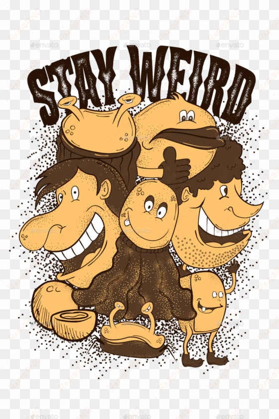 thumb/stay weird png - stay weird t-shirt - funny weirdo i love giraffes tee