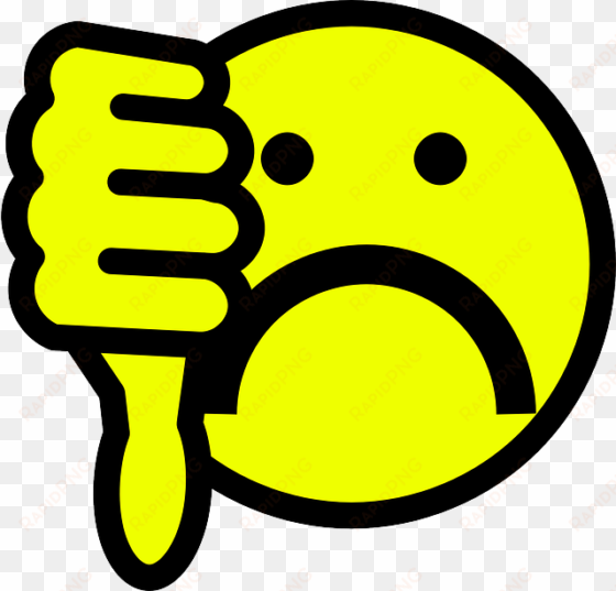 thumbs down smiley clip art - bad clipart