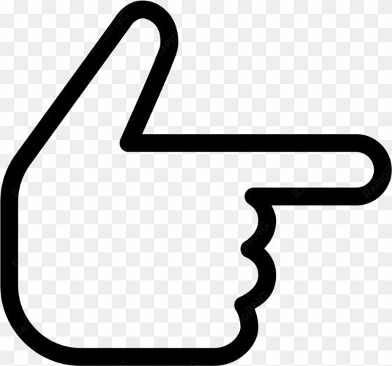 thumbs up with a pointing finger icon - Иконка Руки