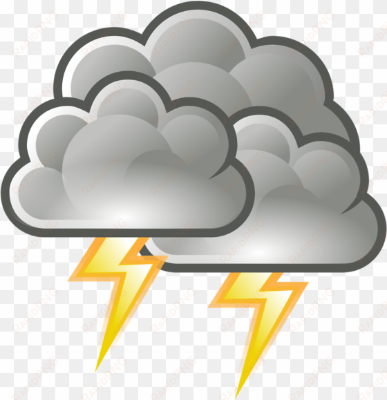 thunderstorm png picture - weather symbols storm