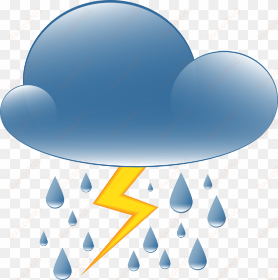thundery showers weather icon png clip art - rain and snow weather icon