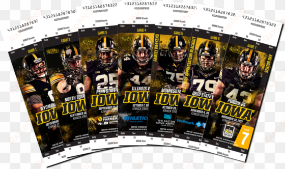 tickets spread - iowa hawkeyes football