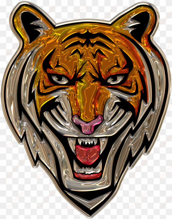 tiger head metallizer png