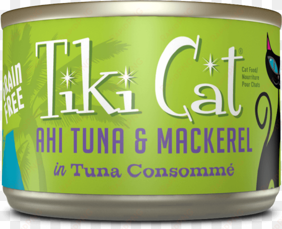 tiki cat hawaiian grill ahi tuna wet cat food, 6 oz.,