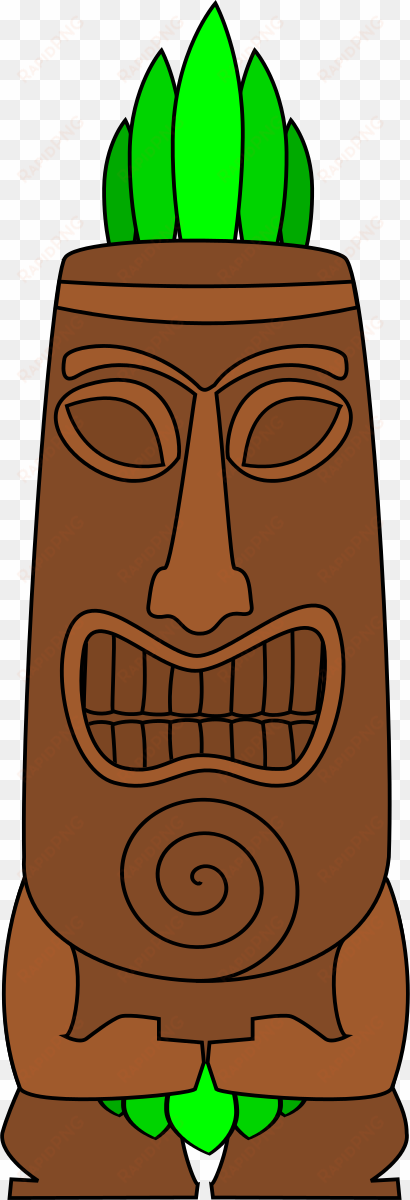 tiki clipart by ha1flosse - free clipart tiki transparent