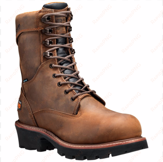 timberland rip saw 9″ brown waterproof steel toe logger - men's timberland pro rip saw 9" waterproof steel a3297119