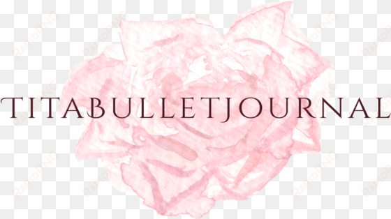 tita bullet journal - garden roses