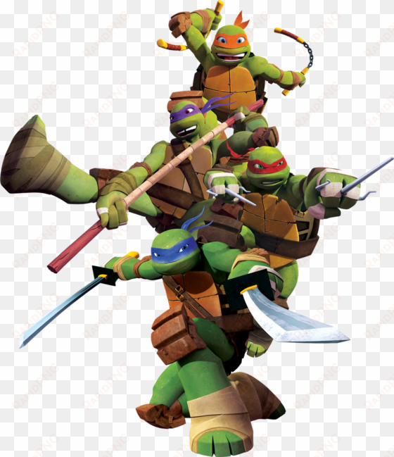 Tmnt 2012 The Turtles - Teenage Mutant Ninja Turtles Png transparent png image