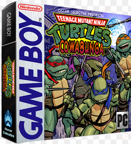 Tmnt Cowabunga Is A Free Fan Game Created By Me, I - Game Boy transparent png image