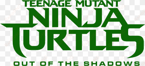 tmnt out of the shadows logo - teenage mutant ninja turtles
