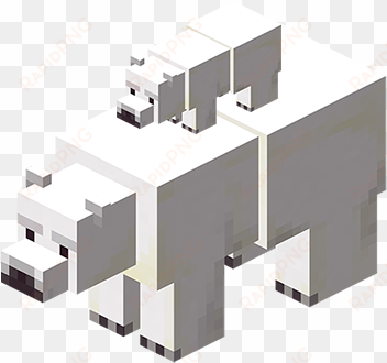 to make one, summon a polar bear with a polar bear - minecraft polar bear transparent