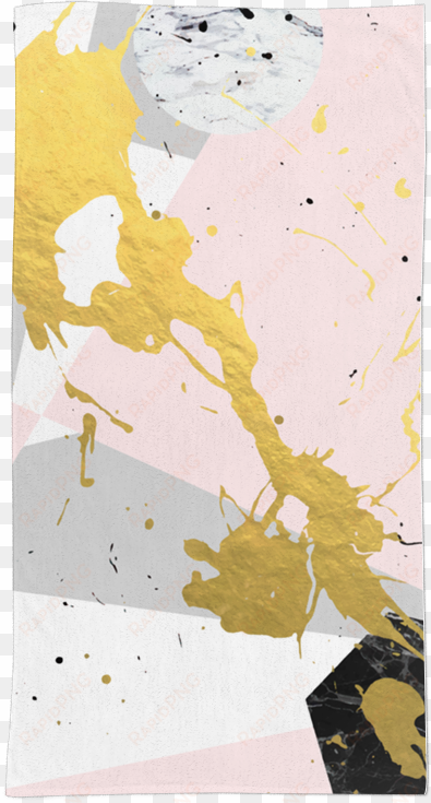 toalha gold splatter de 83 oranges™na - gold splatter