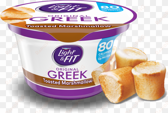 toasted marshmallow - greek yogurt