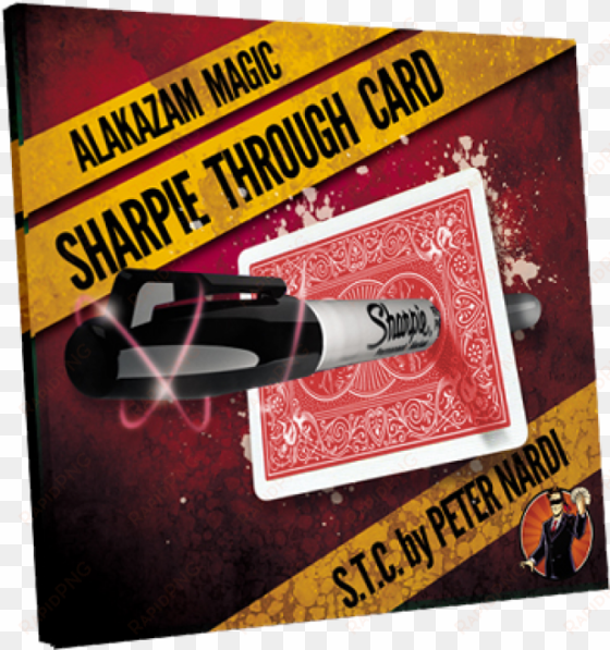 today, when you order "sharpie through card by peter - sharpie through card stc by peter nardi