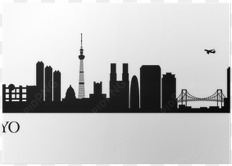 Tokyo Skyline Silhouette transparent png image