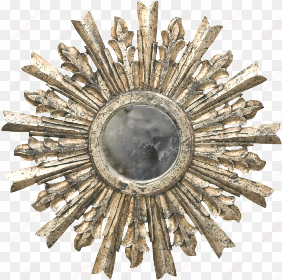 toledo gold leaf starburst mirror - worlds away goya starburst mirror in silver leaf goya