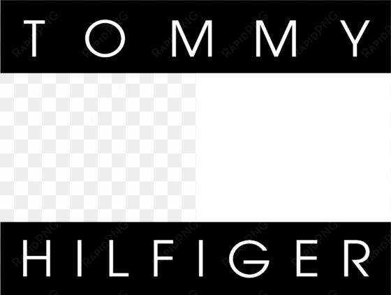 tommy hilfiger logo black and white