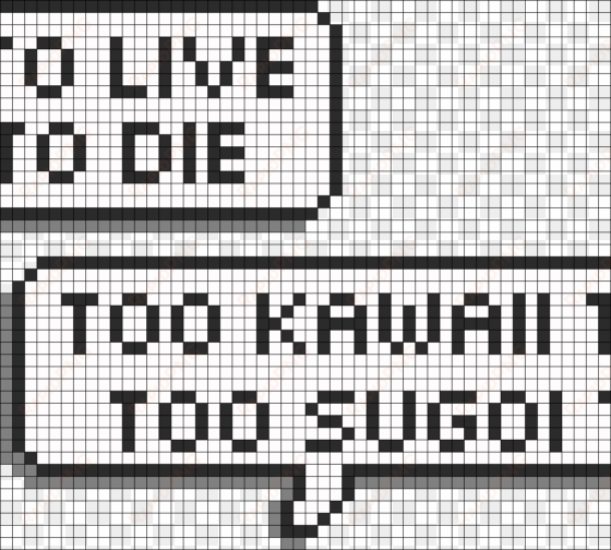 too kawaii to live to sugoi to die perler bead pattern - bead