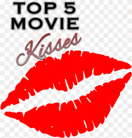 top 5 movie kisses we want to experience - lips decals