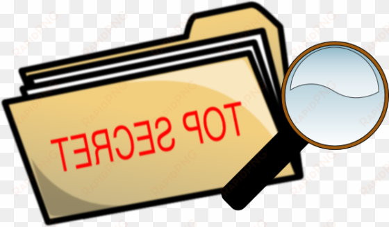 top secret folder and magnifying glass clip art at - directory