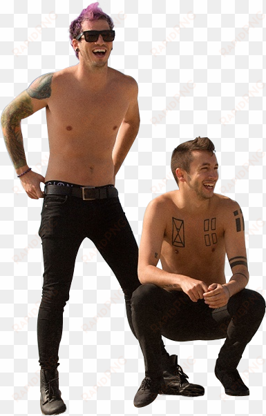 top, twenty one pilots, and josh dun image - tyler and josh png