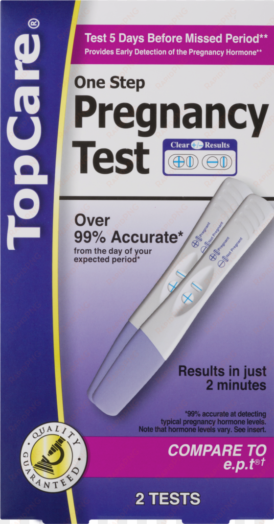 topcare pregnancy test, one step