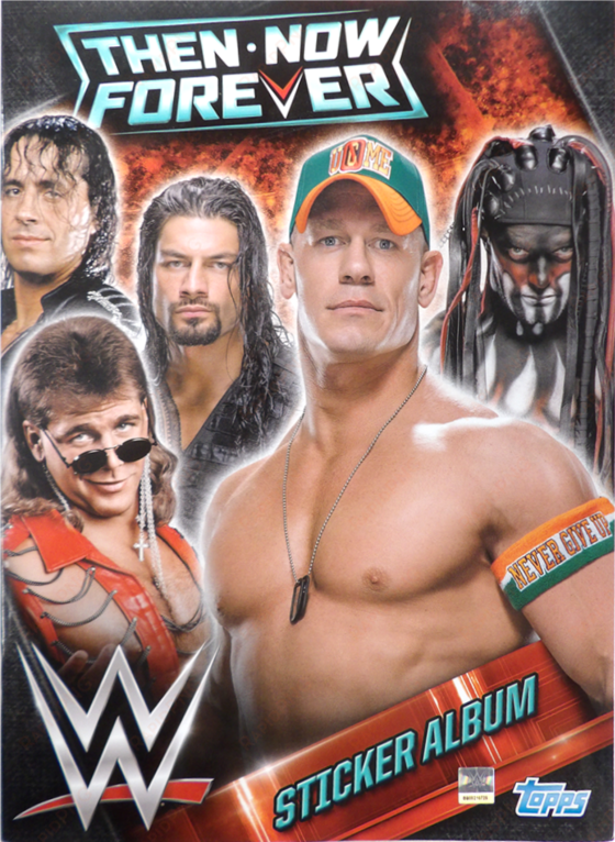 topps wwe - sticker album - wwe sticker album 2016