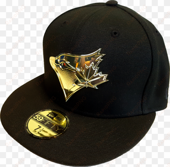 toronto blue jays golden finish metal fitted - toronto