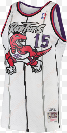 toronto raptors vince carter white swingman jersey - raptors throwback jersey