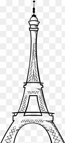 torre eiffel para colorear