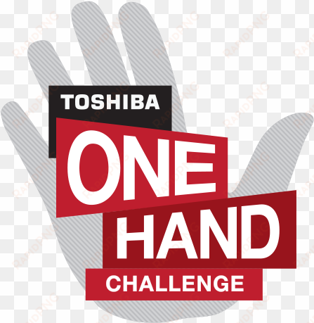 toshiba one hand challenge - one hand logo