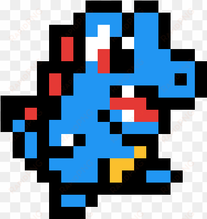 totodile - totodile pixel art