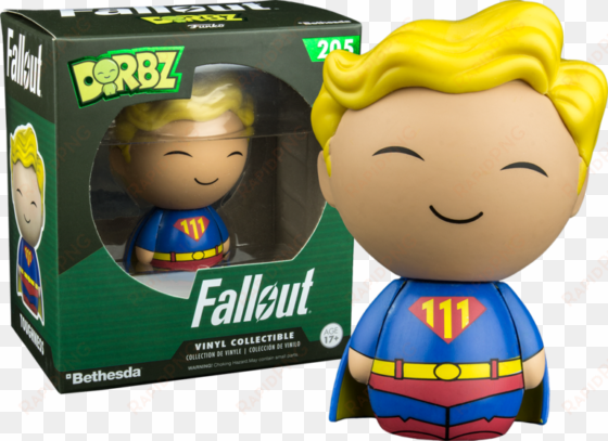 toughness vault boy dorbz vinyl figure - fallout - toughness vault boy dorbz vinyl collectible